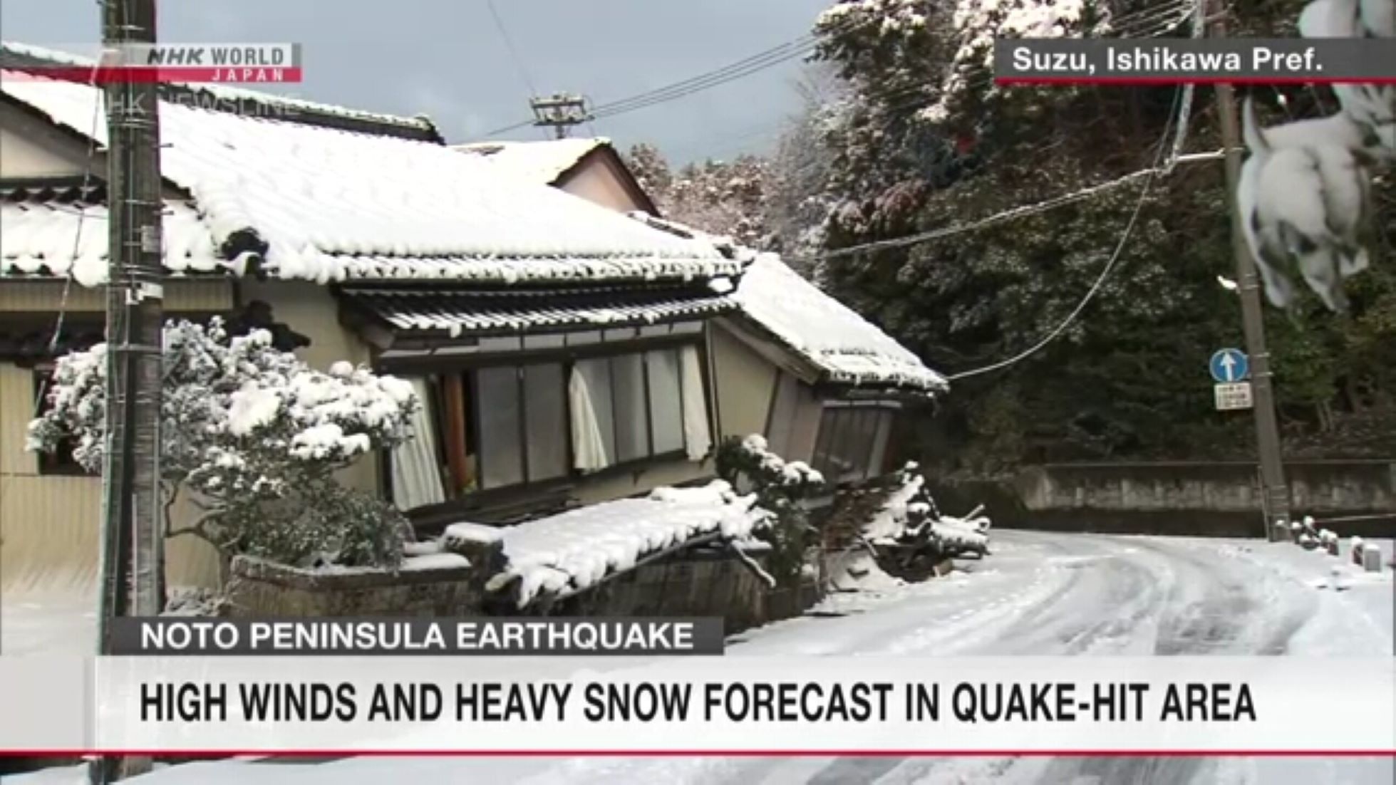 Strong Winds, Heavy Snow Expected In Japan’s Quake-Hit Region