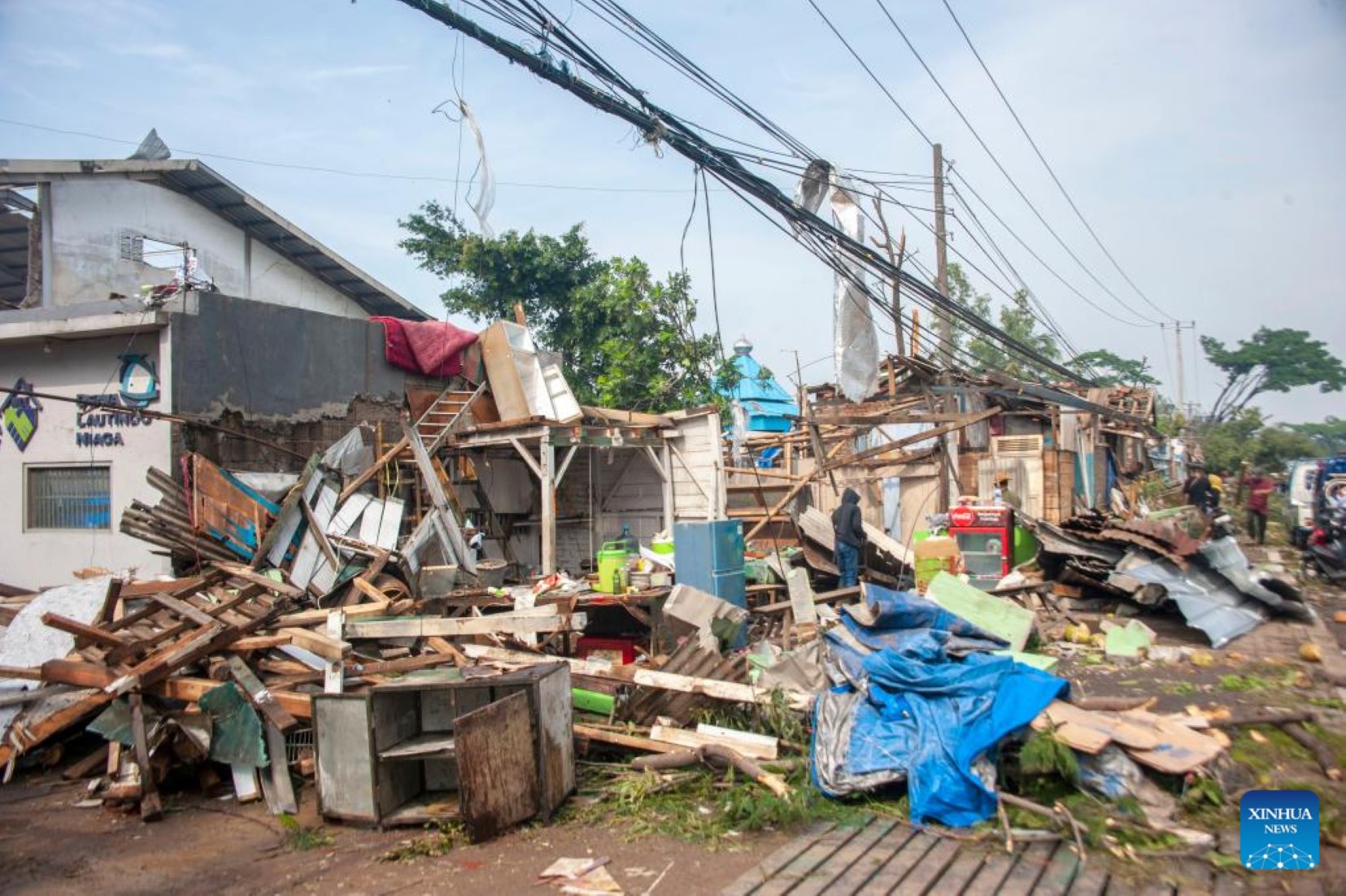 Tornado Damaged Hundreds Of Houses In Indonesia
