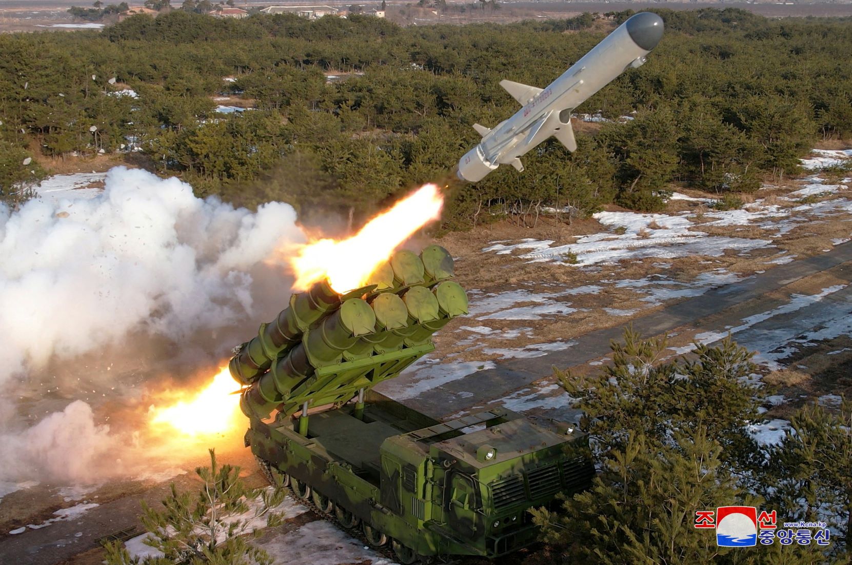 DPRK Test-Fired New-Type Surface-To-Sea Missile