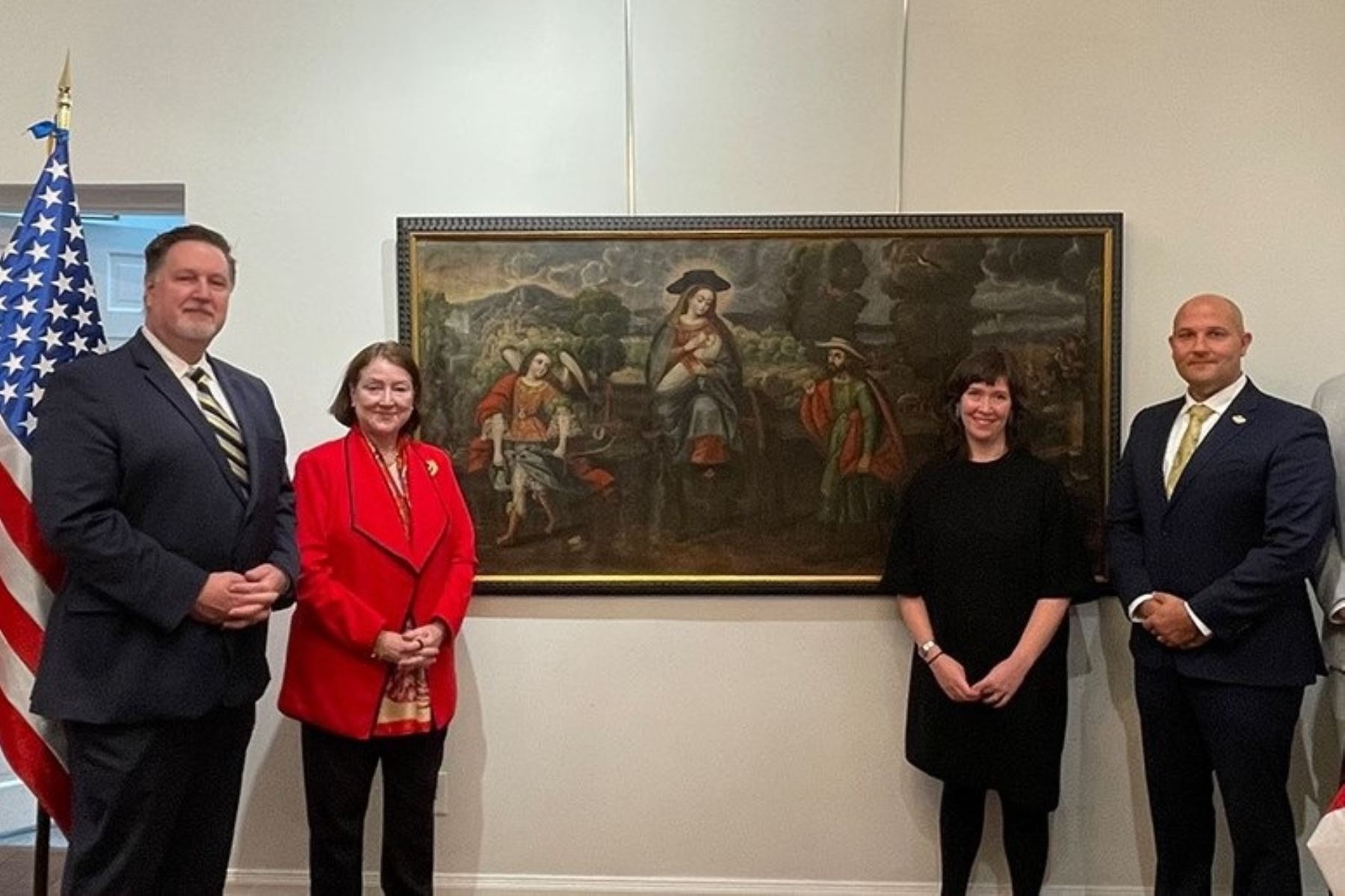 Peru: United States returns two religious paintings as three mummies repatriated from Vatican declared Cultural Heritage of Peru