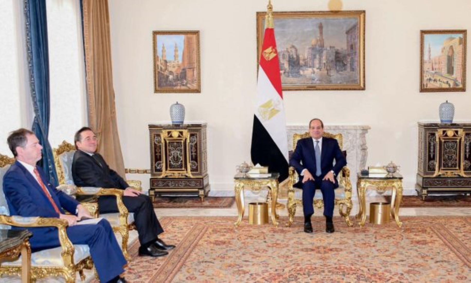 Egyptian President, Spanish FM Discussed Gaza Situation
