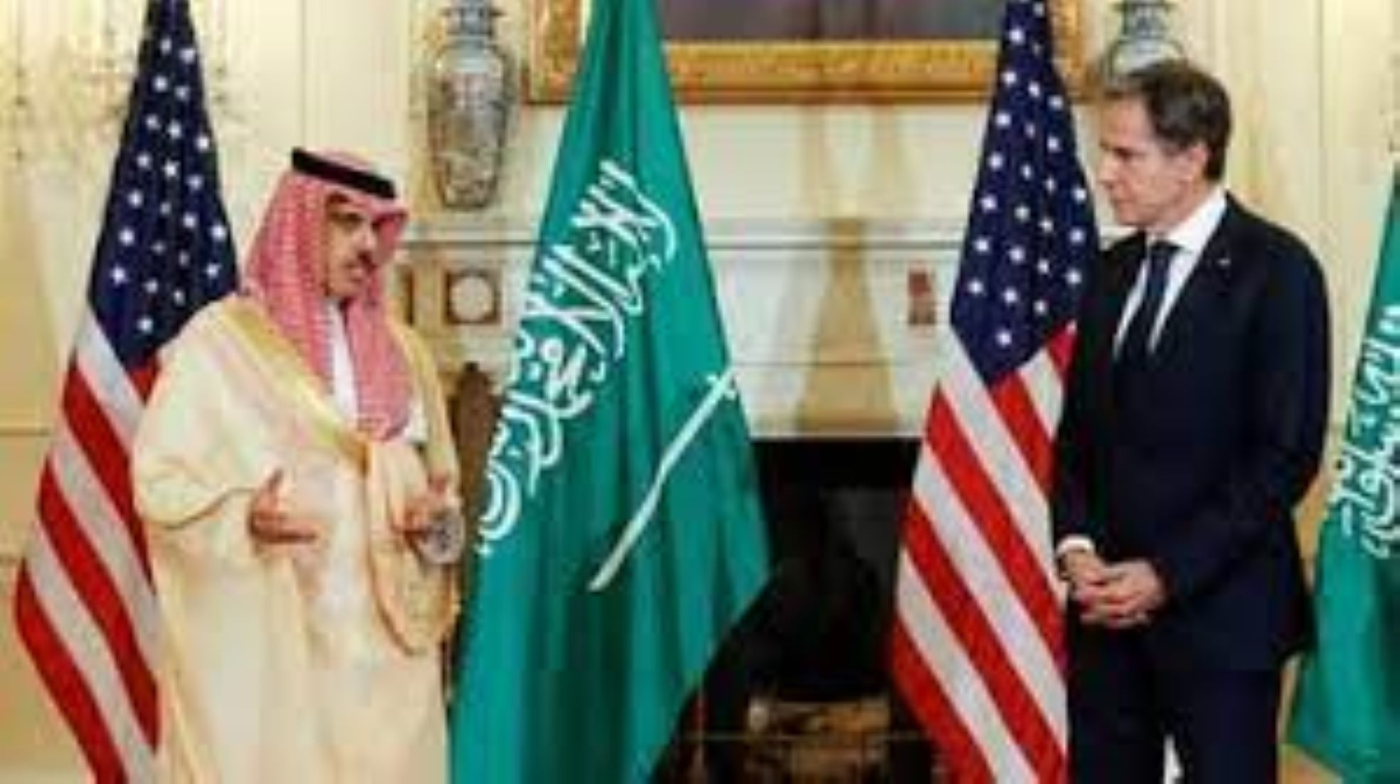 Top Saudi, U.S. Diplomats Review Situations In Gaza