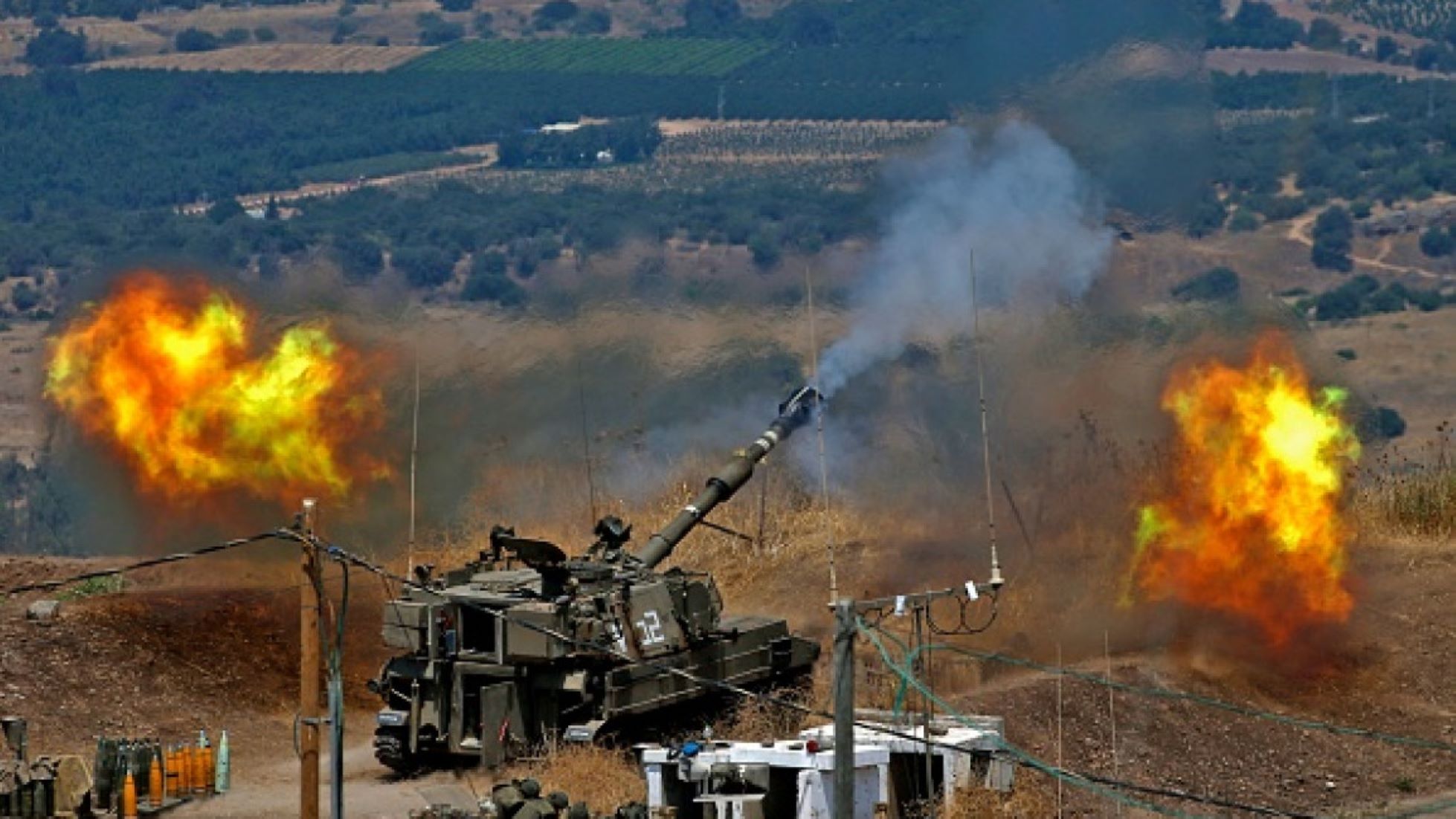 Hezbollah Fires Dozens Of Rockets At N. Israel