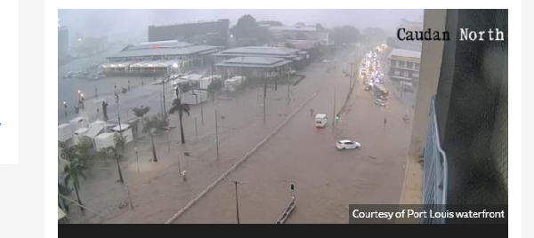 Heavy rains and floods bring Mauritius to standstill