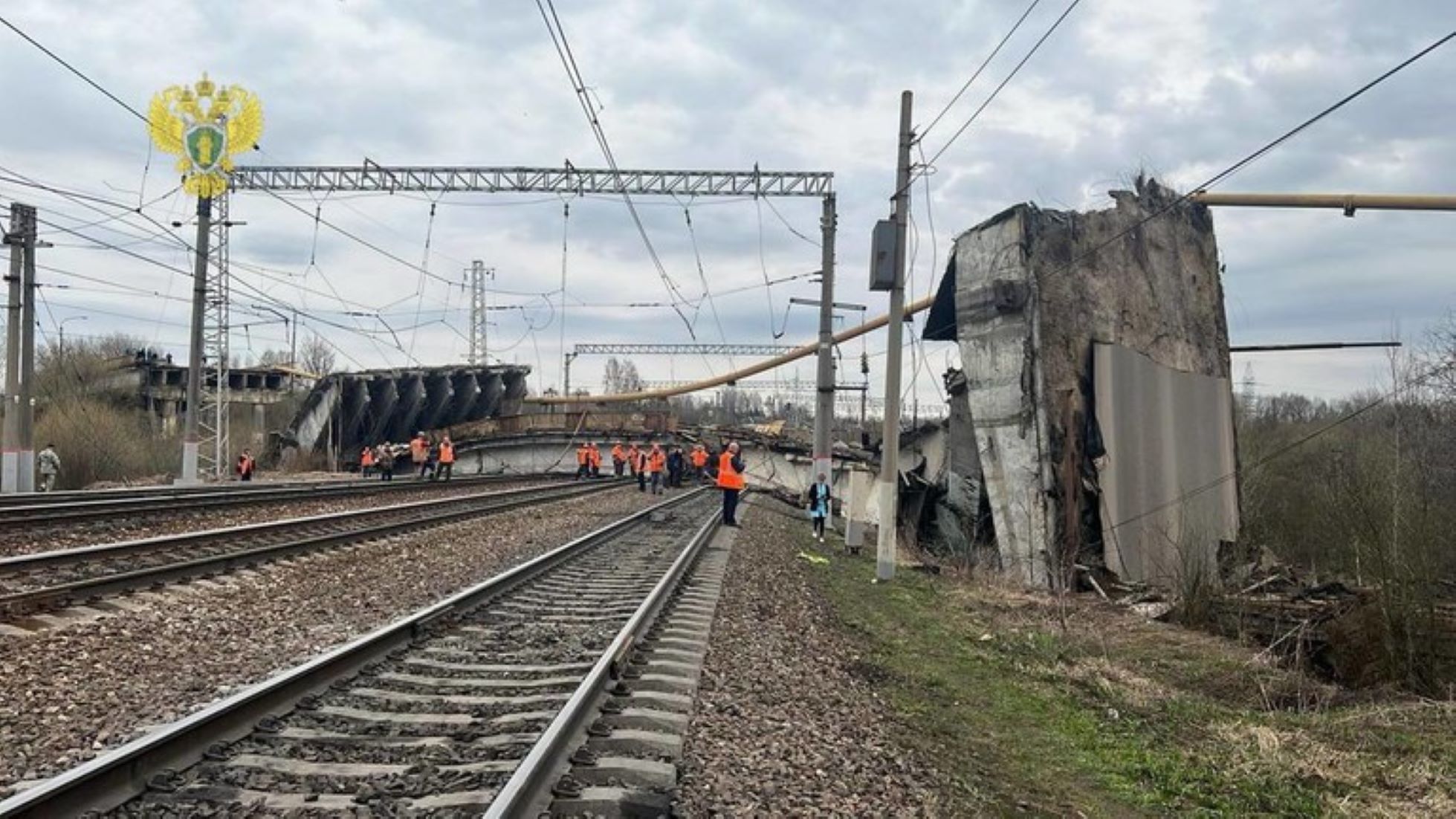 One Dead, Six Injured After Overpass Collapsed In Russia’s Smolensk