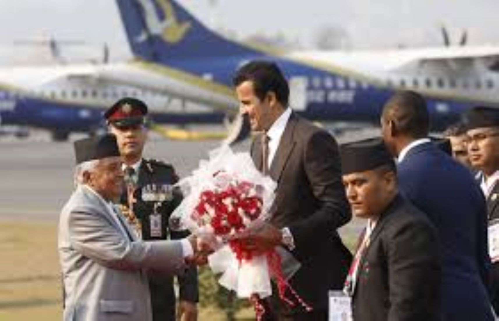 Qatar’s Emir Arrives In Nepal For Two-Day Visit