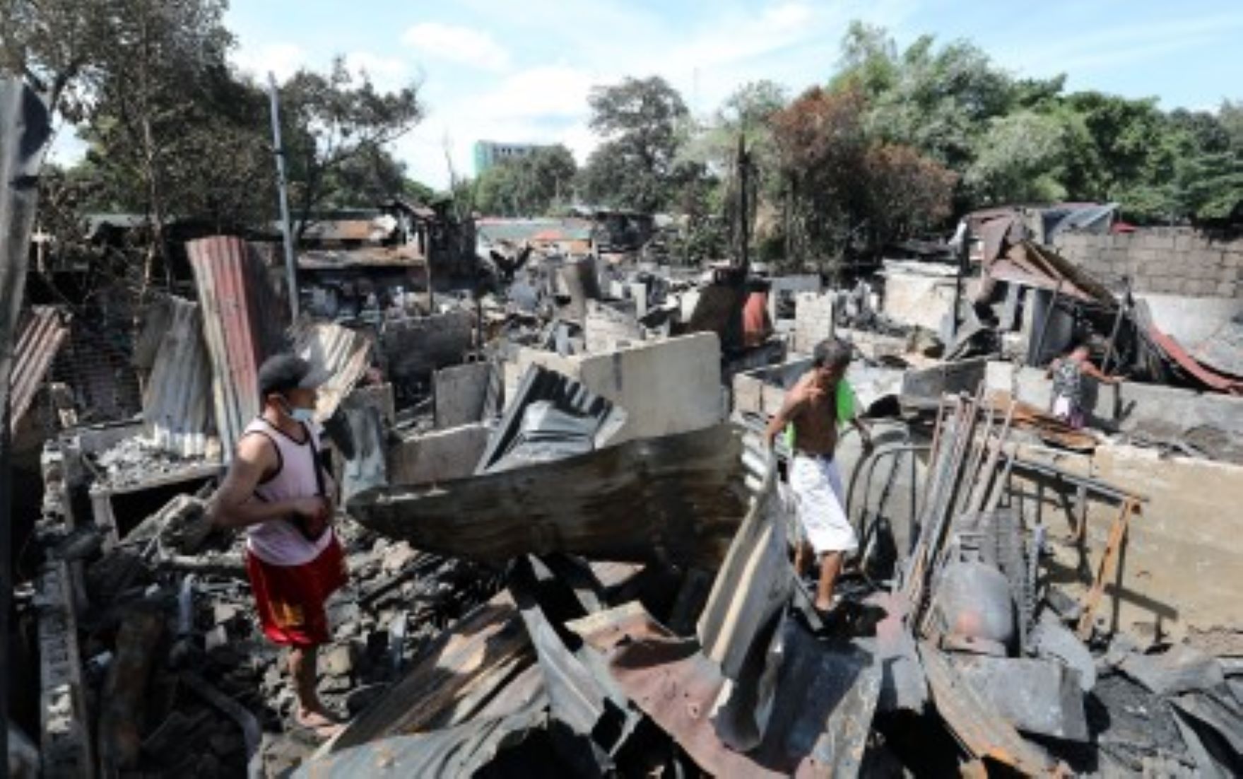 Two Children Died In Philippine Fire