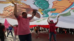Mexico: Opposition supporters mass in capital as election nears
