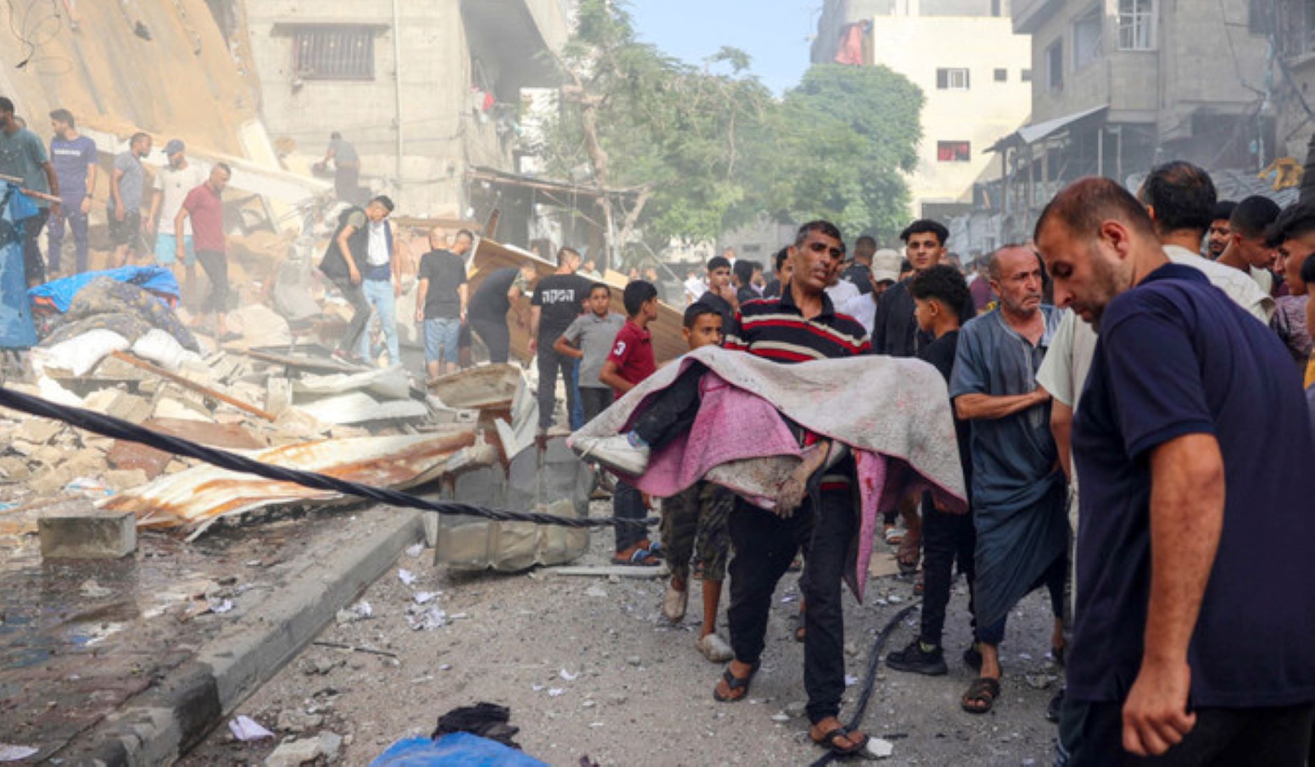 Five More Palestinians Killed By Israeli Airstrike In Western Gaza City: Death Toll Of Palestinians  Rises To 37,598