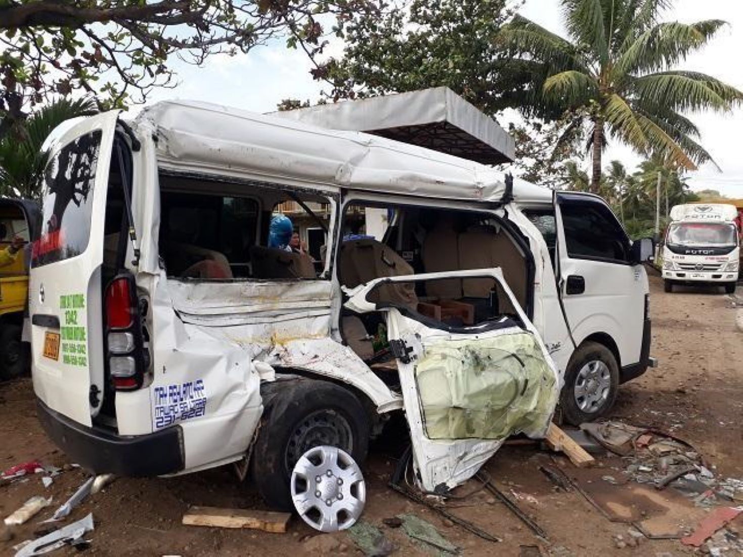 Nine Hurt In Road Accident In Philippines