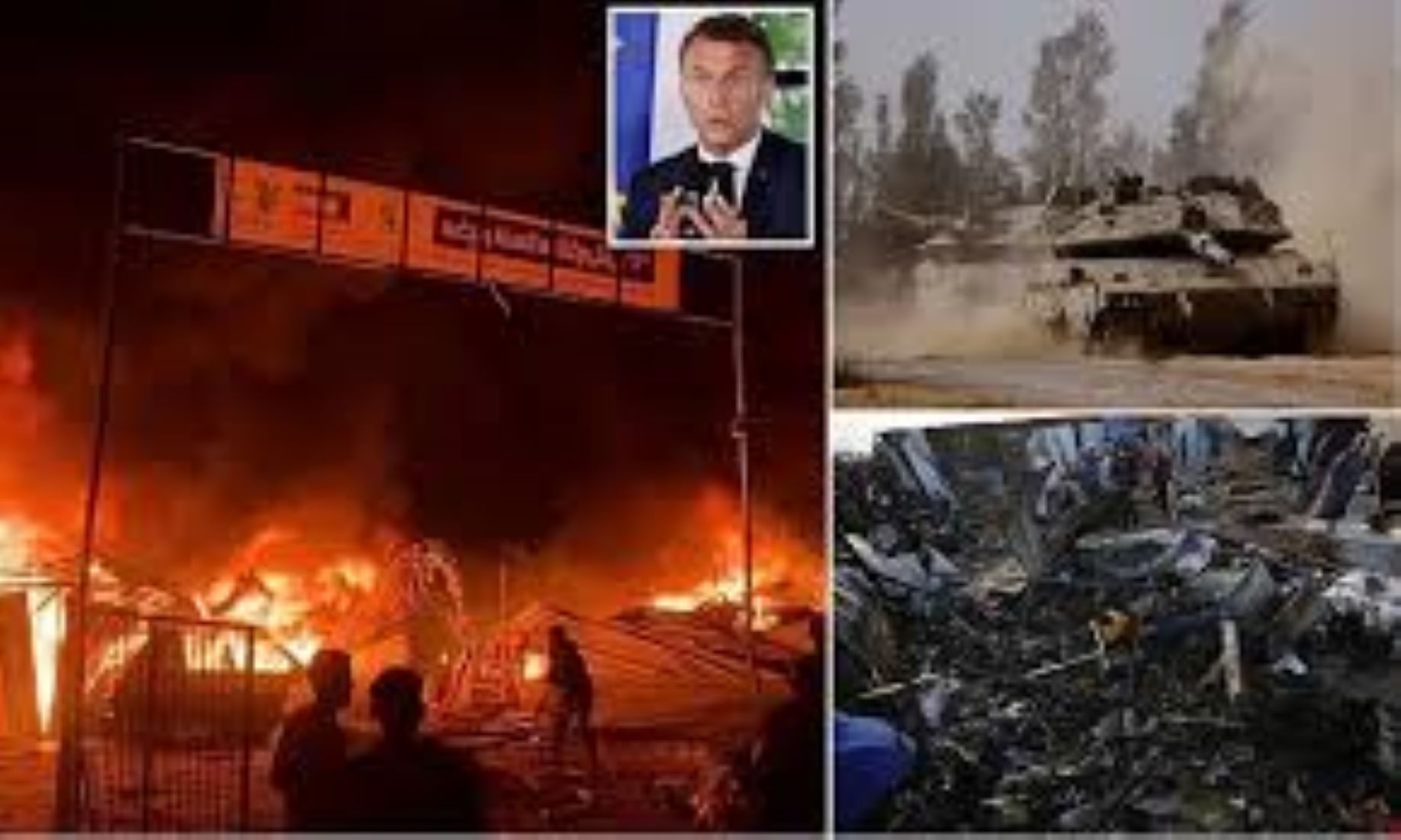 French President Calls For Immediate Ceasefire In Gaza