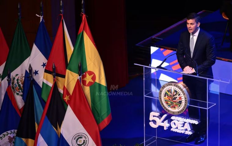 OAS General Assembly opening ceremony focuses on Bolivian crisis