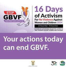 South Africa: Government to lead National Men’s Day against GBVF