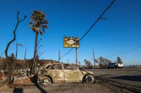 US wildfires: Fire-wrecked Los Angeles gets a break as winds drop