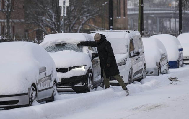 Sweden: Snowstorm sparks mass pile-ups involving dozens of cars; 106 people needing hospital treatment