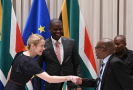 South Africa welcomes European Union support on geopolitics