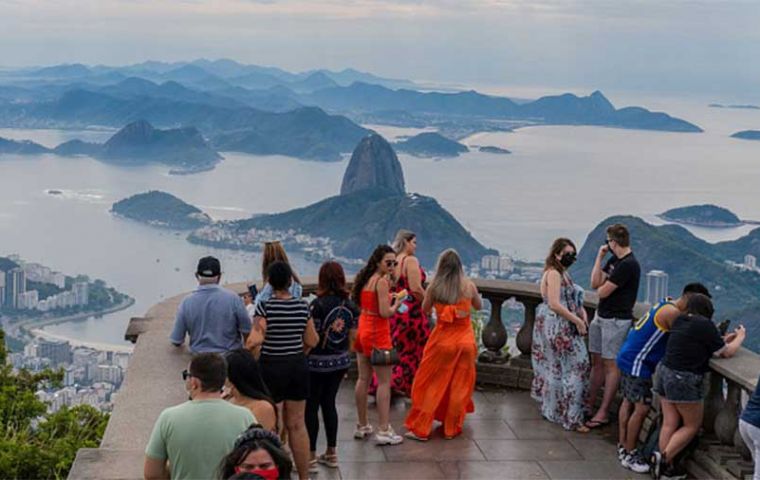 Foreign travelers increasingly pouring into Brazil