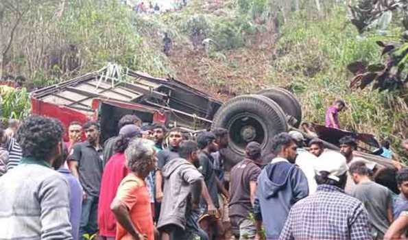 Eight Killed, Dozens Injured As Bus Plunged Off Cliff In Sri Lanka’s Central Province