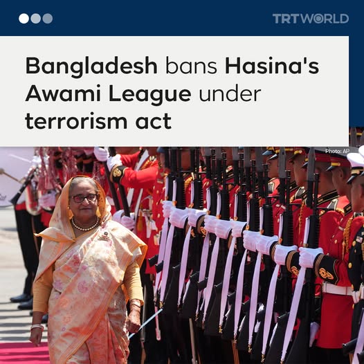 Bangladesh Bans Activities Of Awami League Party