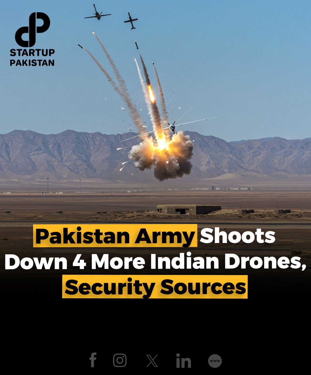 Update: One Killed, Five Injured In India’s Drone Strikes On Pakistan: Official