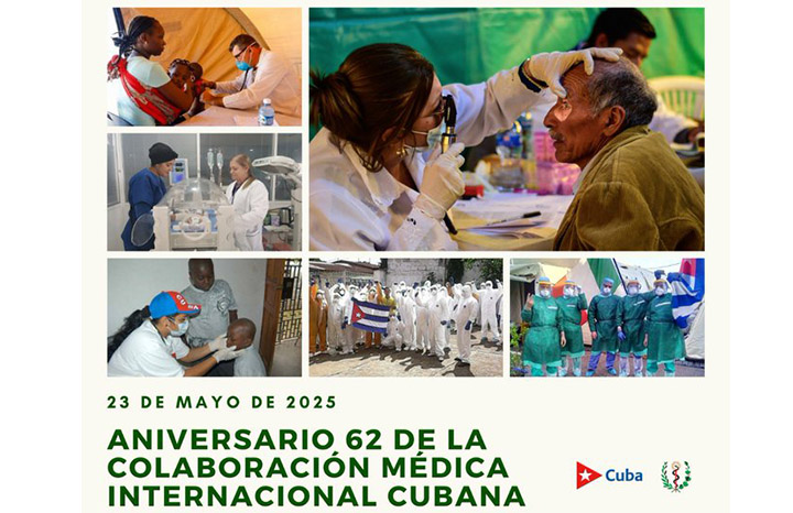 Cuba marks 62 years of international medical solidarity