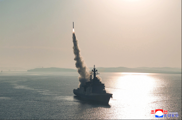 DPRK’s New-Generation Destroyer Conducted First Weapon Systems Test