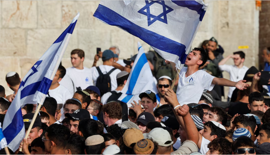 Tensions Flare As Israeli Ultranationalists March Through East Jerusalem