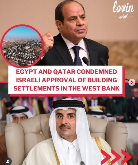 Egypt Condemns Israel’s Decision To Build New Settlements In West Bank