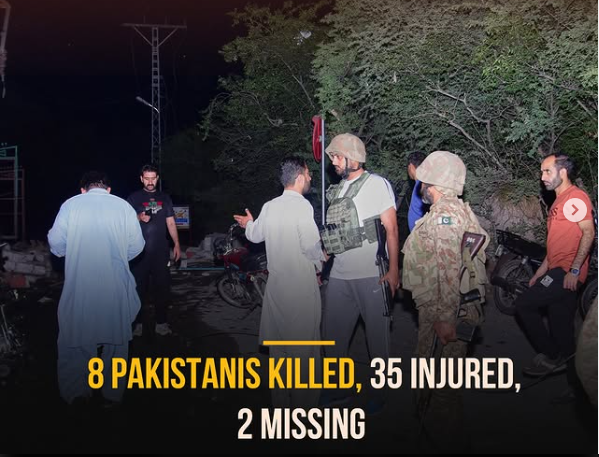 Eight Killed, 35 Injured, Two Missing After India Strikes Six Locations In Pakistan – Military