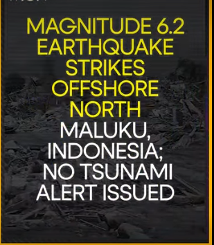 No Tsunami Warning Issued After 6.2-Magnitude Quake Hit Off Indonesia