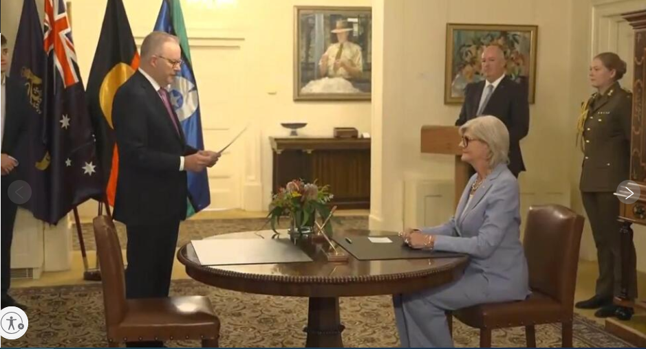 Australian PM Albanese, Ministers Sworn In Following Election Victory
