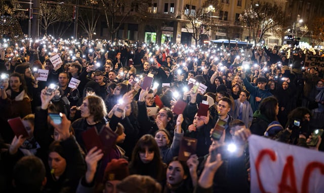 Serbia: Pres Vucic says ‘done’ with students’ demands