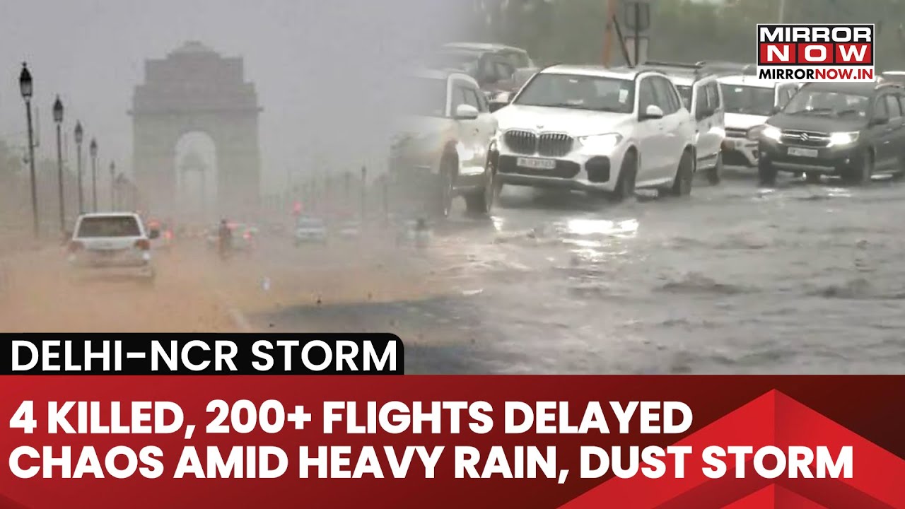 Rains, Thunderstorm Leave Four Dead In Delhi