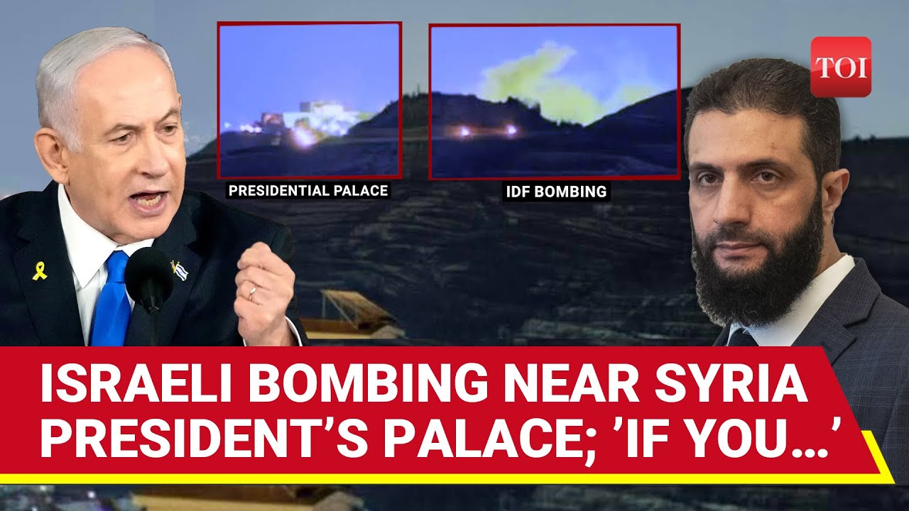 Israel Strikes Near Syria’s Presidential Palace In Support Of Druze Community