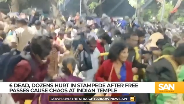 Stampede Claimed Six Lives In South-West India