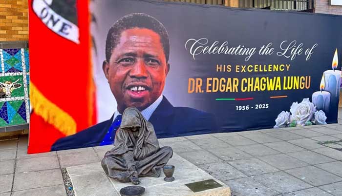 Burial of Zambia’s ex-president Lungu in South Africa halted at last minute by court