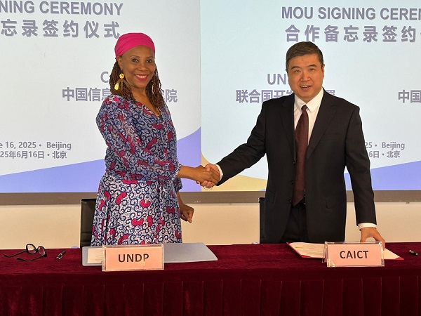 UNDP and CAICT partner to drive digital transformation across Africa
