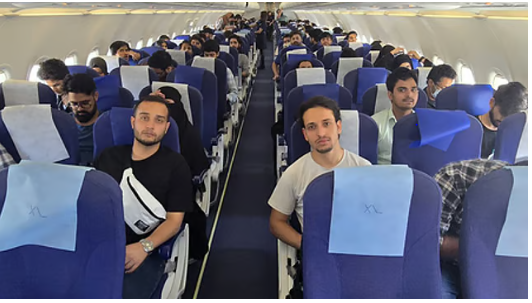 Flight Carrying Students Arrived In Delhi From Iran