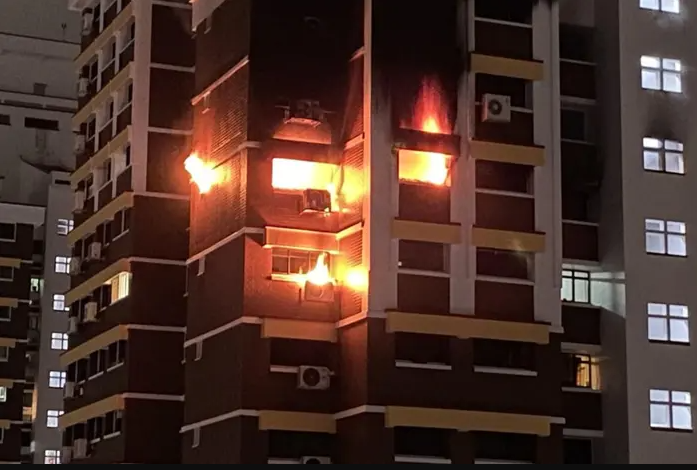 Four Taken To Hospital After Fire In Singapore
