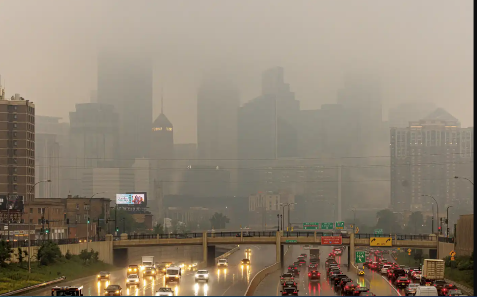Wildfire Smoke Causes Poor Air Quality In Major Canadian Cities