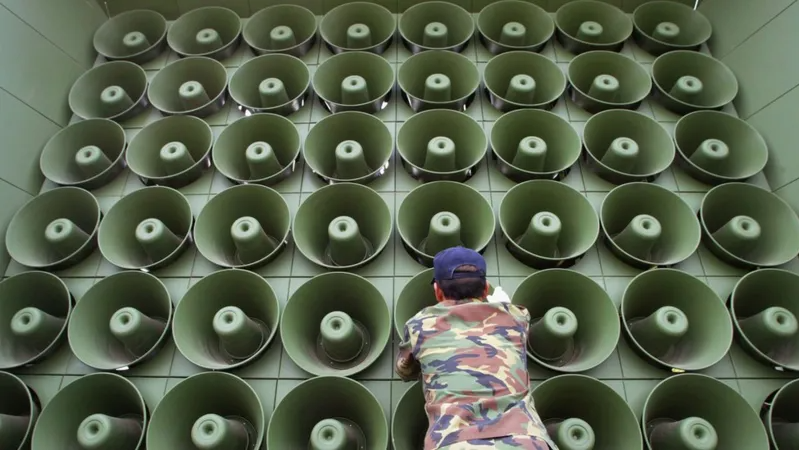 S. Korea Halts Loudspeaker Broadcasts In Border Area With DPRK