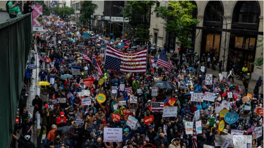 Protests Against Trump Administration’s Policies Staged Across All U.S. States