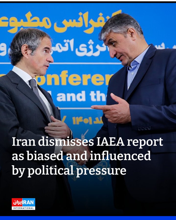 Iran Rejects IAEA Report As “Politically Motivated”