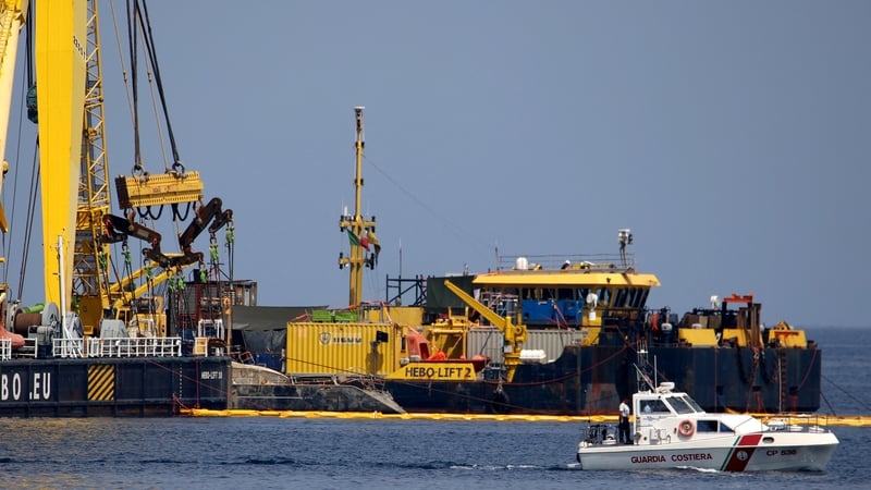Italy salvages superyacht that sank off Sicily killing seven