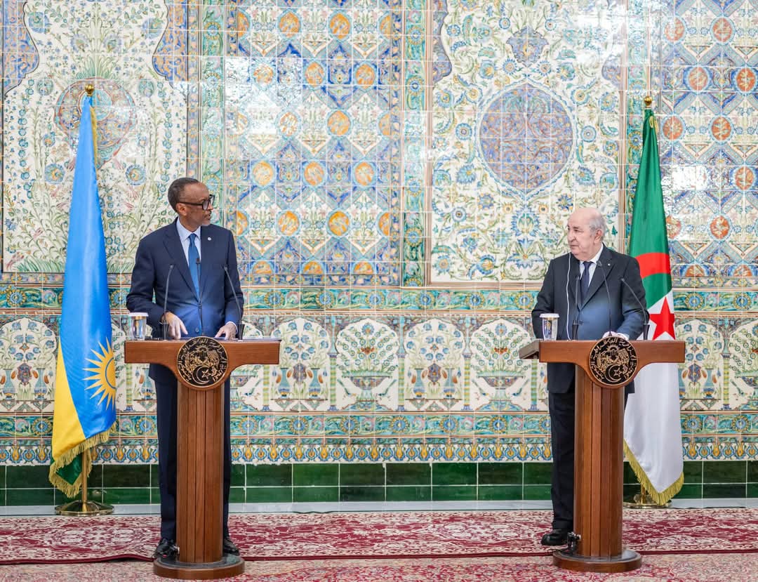 Rwandan President Kagame visits Algeria, signs cooperation deals