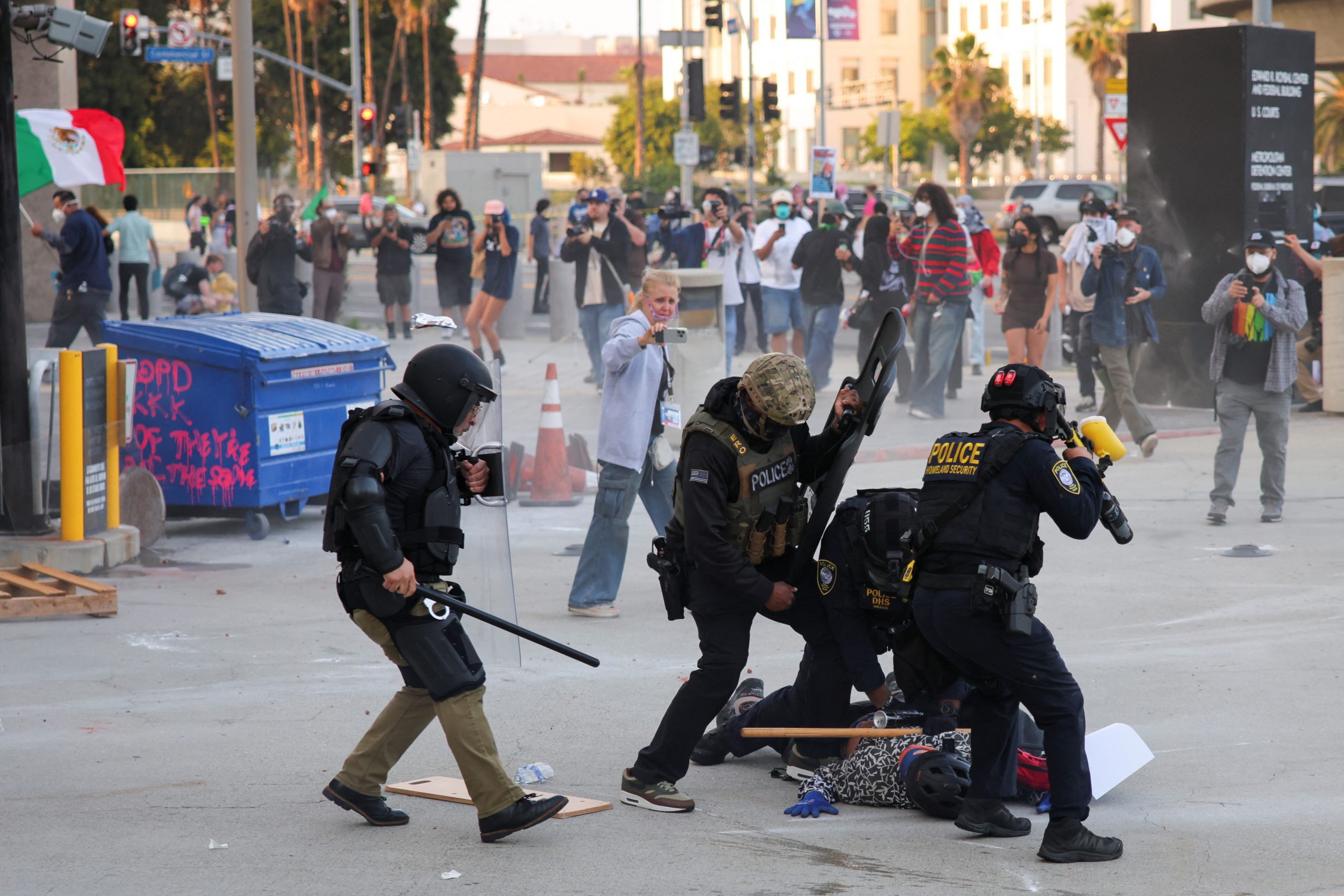 Immigration Raids In Los Angeles Trigger Mass Protests