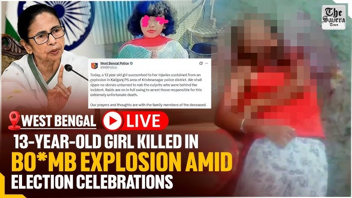 13-Year-Old Girl Killed In Bomb Blast In West Bengal