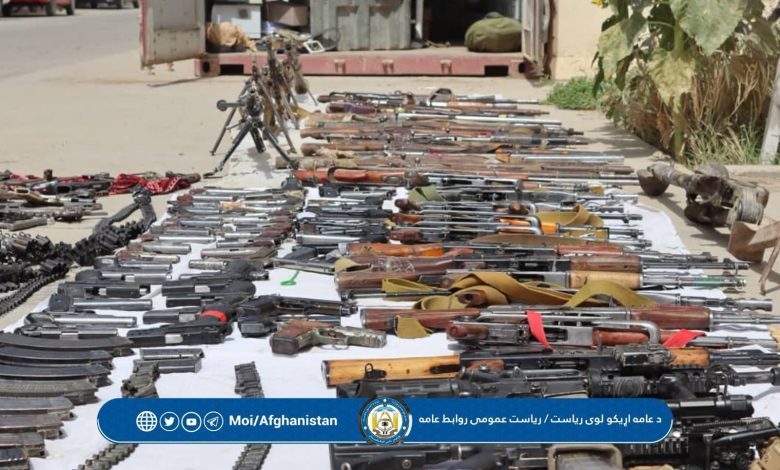 Huge Weaponry Discovered, 58 Detained In Afghanistan’s Helmand Province