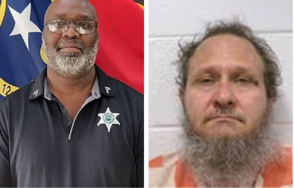 US: Inmate fatally shoots North Carolina officer with his own gun, officials say