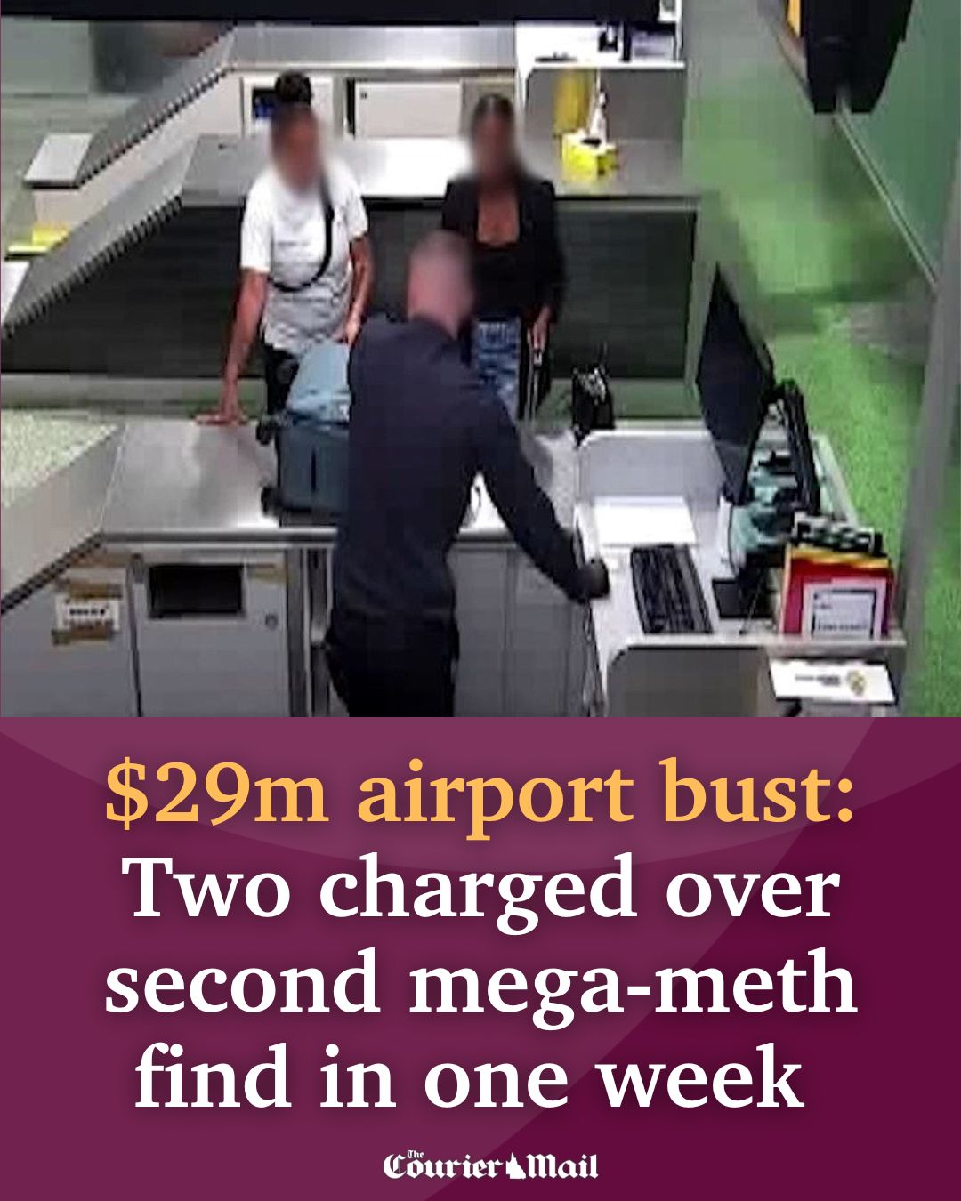 Two French Women Charged After Methamphetamine Found In Luggage At Airport In Brisbane
